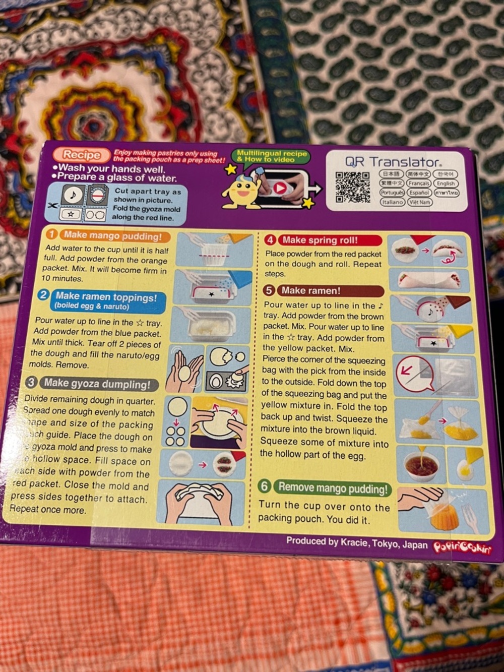 Popin' Cookin' DIY Candy Ramen Kit - Purple Packaging X 5 - Picture 3 of 5